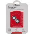 Casper Kameraschutz für iPhone 13/ 13 Mini (Schwarz) (Transparent)