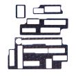 Mainboard Inline Isolator Aufkleber für iPhone 12/ 12 Pro (4-teiliges Set)