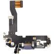 Ladebuchse Flexkabel für iPhone 12 (Aftermarket Plus) (Lila)
