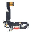 Ladebuchse Flexkabel für iPhone 12/ 12 Pro (Aftermarket Plus) (Rot)