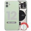 Rückgehäuse mit Kleinteilen für iPhone 12 (Aftermarket Plus) (Grün)