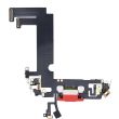 Ladebuchse Flexkabel für iPhone 12 Mini (Aftermarket Plus) (Rot)
