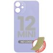 Rückglas mit 3M Klebeband für iPhone 12 Mini (Lila)