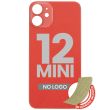 Rückglas mit 3M Klebeband für iPhone 12 Mini (Rot)