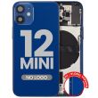 Rückgehäuse mit Kleinteilen für iPhone 12 Mini (Aftermarket Plus) (Blau)