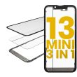 3 in 1 (Glas mit OCA vormontiert + Rahmen) für iPhone 13 Mini (OCA Master)