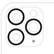 Rückkamera Ring nur für iPhone 11 Pro/ 11 Pro Max (Schwarz) (3-teiliges Set)