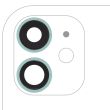 Rückkamera-Linse mit Halterung & Rahmen für iPhone 11 (Grün)
