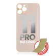 Rückglas mit 3M Klebeband für iPhone 11 Pro (Gold)