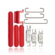 Tasten-Set (Power/ Lautstärke/ Schalter) für iPhone 11 (Rot)