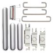 Tasten-Set (Power/ Lautstärke/ Schalter) für iPhone 11 Pro/ 11 Pro Max (Silber)
