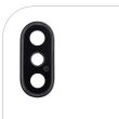 Rückkamera-Linse mit Halterung & Rahmen für iPhone XS/ XS Max (Space Grau)