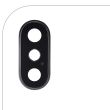 Rückkamera-Linse mit Halterung & Rahmen für iPhone XS/ XS Max (Silber) Nr.3