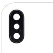 Rückkamera-Linse mit Halterung & Rahmen für iPhone XS/ XS Max (Space Grau) Nr.3