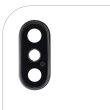 Rückkamera-Linse mit Halterung & Rahmen für iPhone XS/ XS Max (Silber) Nr.4