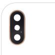 Rückkamera-Linse mit Halterung & Rahmen für iPhone XS/ XS Max (Gold) Nr.2