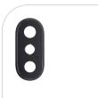 Rückkamera-Linse mit Halterung & Rahmen für iPhone X (10er Pack)
