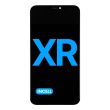 LCD Display mit Stahlplatte vormontiert für iPhone XR (Aftermarket AQ7/ Incell)