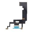 Ladebuchse Flexkabel für iPhone XR (Premium) (Blau)