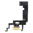 Ladebuchse Flexkabel für iPhone XR (Premium) (Gelb)