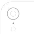 Rückkamera Ring nur für iPhone XR (Weiß) (10er Pack)