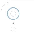 Rückkamera Ring nur für iPhone XR (Blau) (10er Pack)