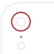 Rückkamera Ring nur für iPhone XR (Rot) (10er Pack)
