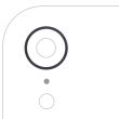 Rückkamera Ring nur für iPhone XR (Schwarz) (10er Pack)
