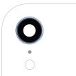 Rückkamera-Linse mit Halterung & Rahmen für iPhone XR (Blau) (10er Pack)