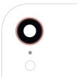 Rückkamera-Linse mit Halterung & Rahmen für iPhone XR (Coral)