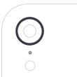 Rückkamera Ring nur für iPhone XR (Schwarz)