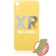 Rückglas mit 3M Klebeband für iPhone XR (ohne Logo/ großes Kameraloch) (Gelb)