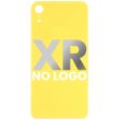 Rück Abdeckung Glas für iPhone XR (ohne Logo) (Gelb)