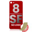 Rückglas mit 3M Klebeband für iPhone 8/ SE (2020) (ohne Logo/ großes Kameraloch)