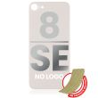 Rückglas mit 3M Klebeband für iPhone 8/ SE (ohne Logo/ großes Kameraloch) (Gold)