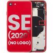 Rückgehäuse mit klein Bauteile vormontiert für iPhone SE (2020) (ohne Logo)