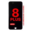 LCD Display mit Stahlplatte für iPhone 8 Plus (Aftermarket Pro XO7 Incell)