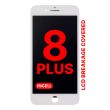 LCD Display mit Stahlplatte für iPhone 8 Plus (Weiß)