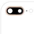 Rückkamera-Linse mit Halterung & Rahmen für iPhone 8 Plus (Gold)