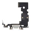 Ladebuchse Flexkabel für iPhone 8 (Aftermarket) (Silber)