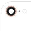 Rückkamera-Linse mit Halterung & Rahmen für iPhone 8 (Gold) (10er Pack)