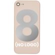 Rück Abdeckung Glas mit Rückkamera-Linse für iPhone 8 (Aftermarket) (ohne Logo)