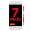 LCD Display mit Stahlplatte für iPhone 7 Plus (Weiß)