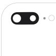 Rückkamera-Linse mit Halterung & Rahmen für iPhone 7 Plus