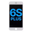 LCD Display Einheit mit Stahlplatte für iPhone 6S Plus (Aftermarket AQ7) (Weiß)