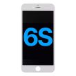 LCD Display Einheit mit Stahlplatte für iPhone 6S (Aftermarket) (Weiß)