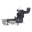 Ladebuchse Flexkabel für iPhone 6S (Aftermarket) (Space Grau)
