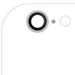 Rückkamera-Linse für iPhone 6/ 6S (Silber) (10er Pack) (Real Sapphire l Premium)