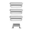 Tasten-Set (Power/ Lautstärke/ Schalter) für iPhone 6S (Silber)