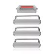 Tasten-Set (Power/ Lautstärke/ Schalter) für iPhone 6/ 6 Plus (Silber)